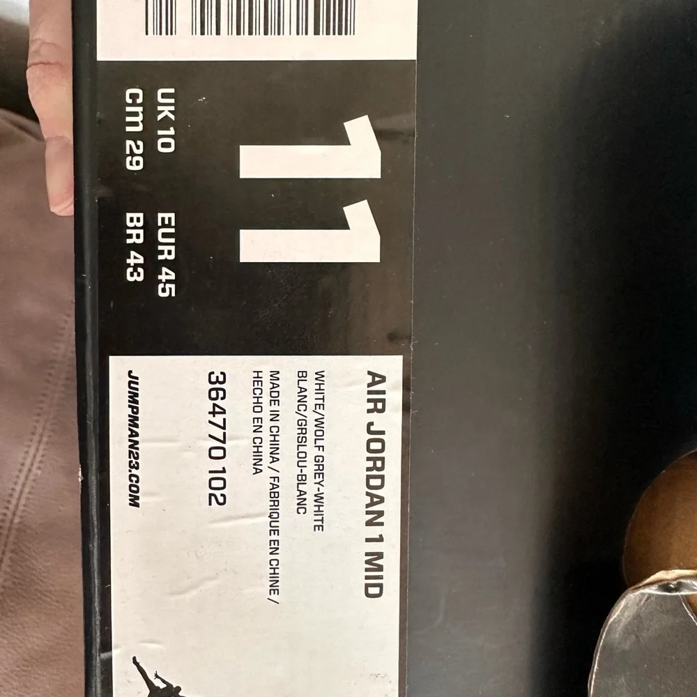 NEW Air Jordan 1 High-Top Sneakers - White